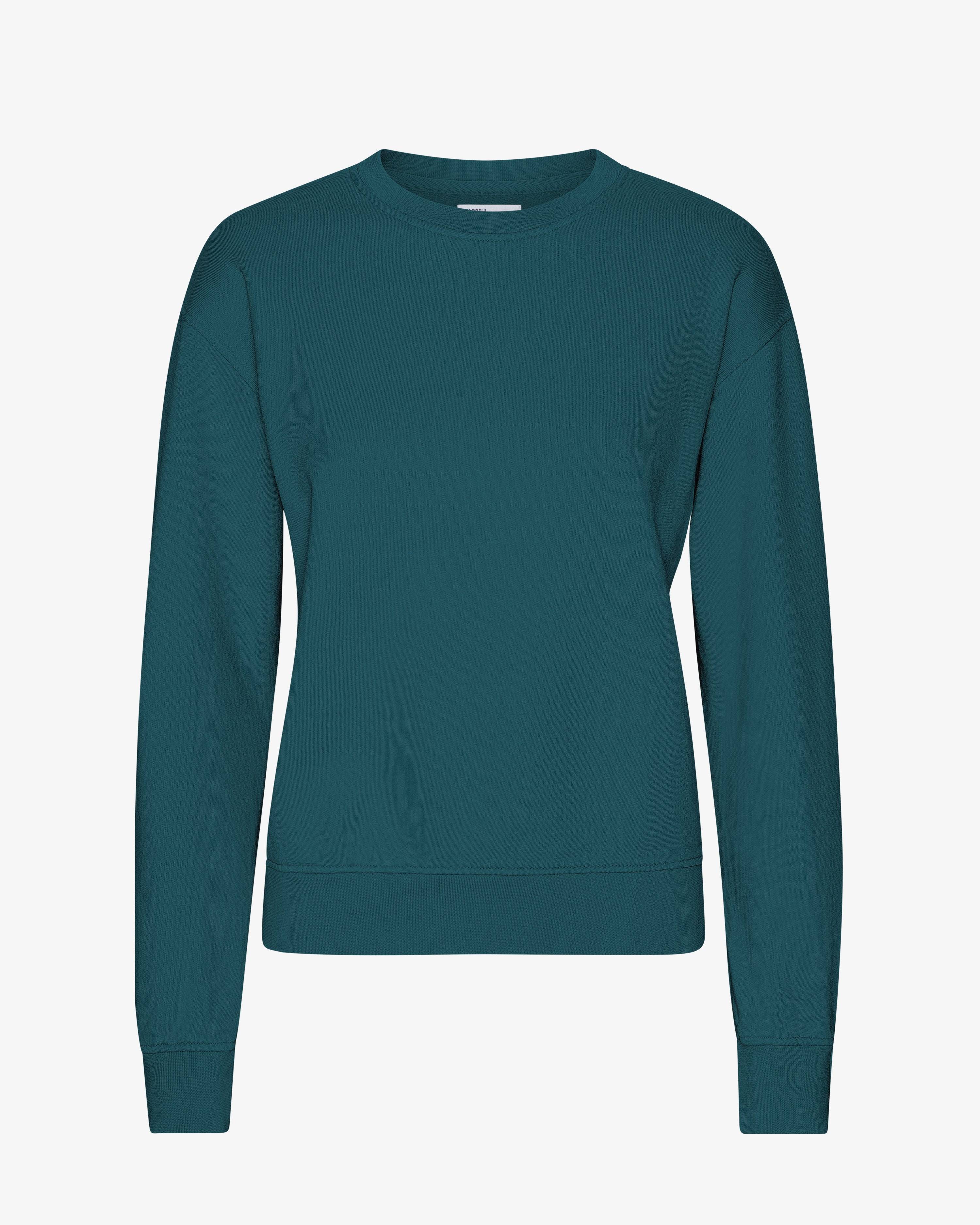 Women Classic Organic Crew - Ocean Green - M