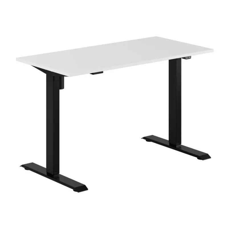 Up & Down Easy skrivbord höj/sänkbart 1 motor - flera storlekar/färgval (160x80 cm, Svart, Vit)