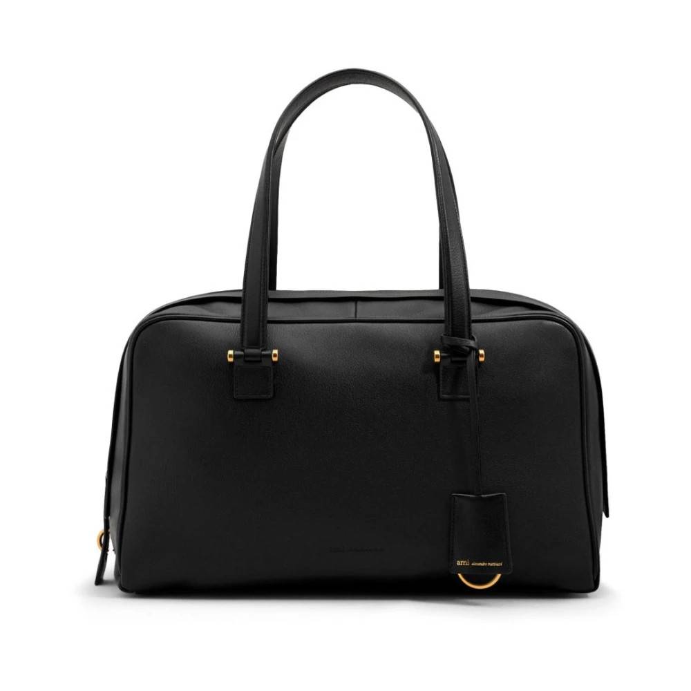 Ami Paris Boston Bag - Tasker - Dame - Sort - ONE SIZE - Nylon