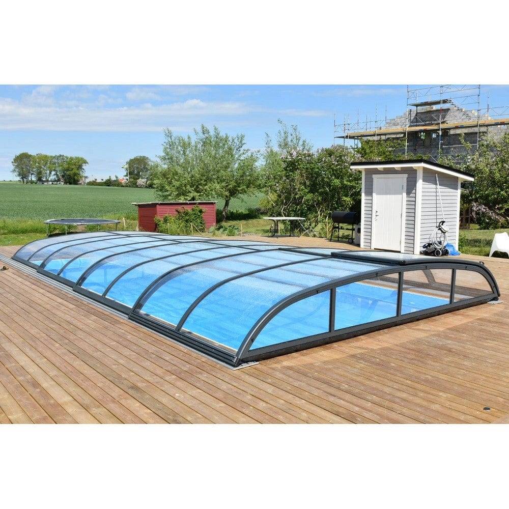 Nivovas Pooltak Nivokit Wide - Sidodörr / Antracit / 4x8m