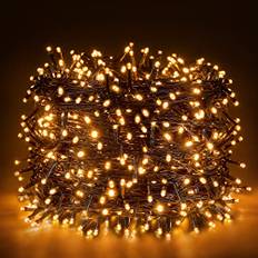 100M 1000LED fairy lights Julgran Julbelysning utomhus varmvit LED fairy lights utomhus vattentät med 8 lägen för julgran hus balkong trädgård bröllopsfest
