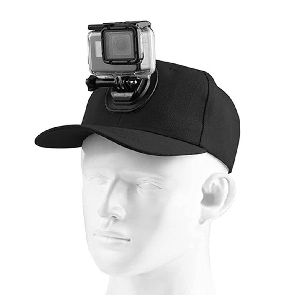 Actionkameror Huvudmonteringshatt För Gopro 5 Hero 9/8/7/6/5/4/3 Plus/3/2/1/Dji Osmo black