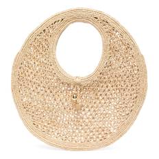 Jacquemus, Taske, Dame, Brun, ONE SIZE, Raffia Strandtaske i Brun