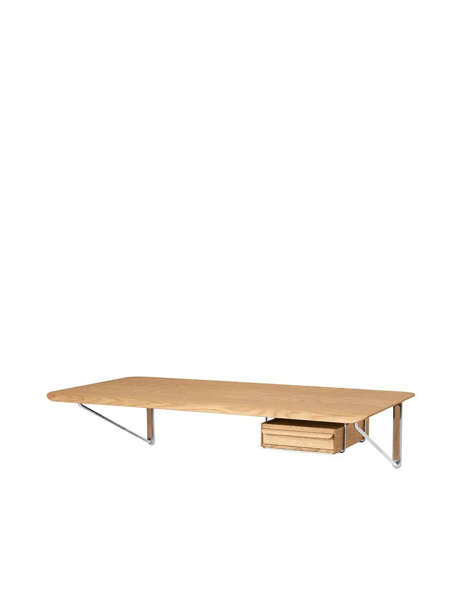 AB020D Wall Desk Skuffemodul fra Carl Hansen & Søn Lakeret eg, inkl. stålbeslag - Jacobsen Plus