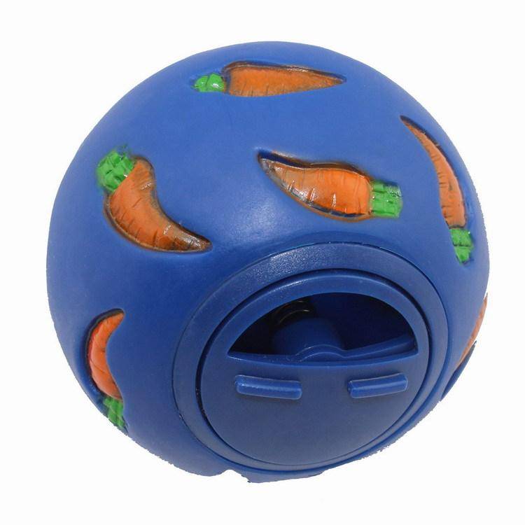 1st Kanin Treat Ball Husdjur Slow Feeder Interaktiv Bunny Toy Snack Toy Ball Bittålig matningsleksaker Iller Kitty Hamster Toy
