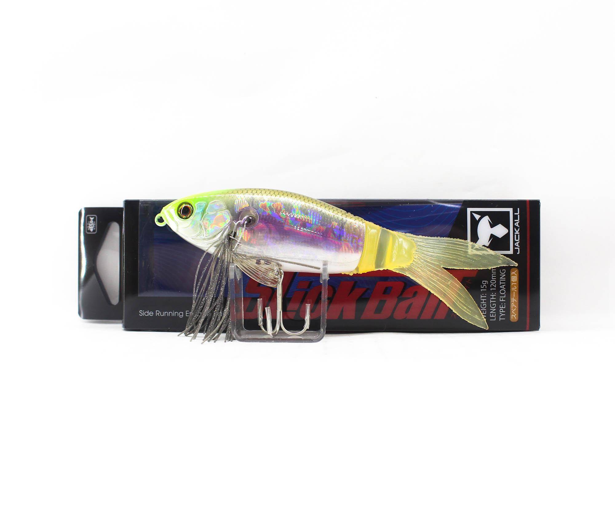 Jackall Slick Bait 120 Floating Lure Flash Sight Chart (3648)