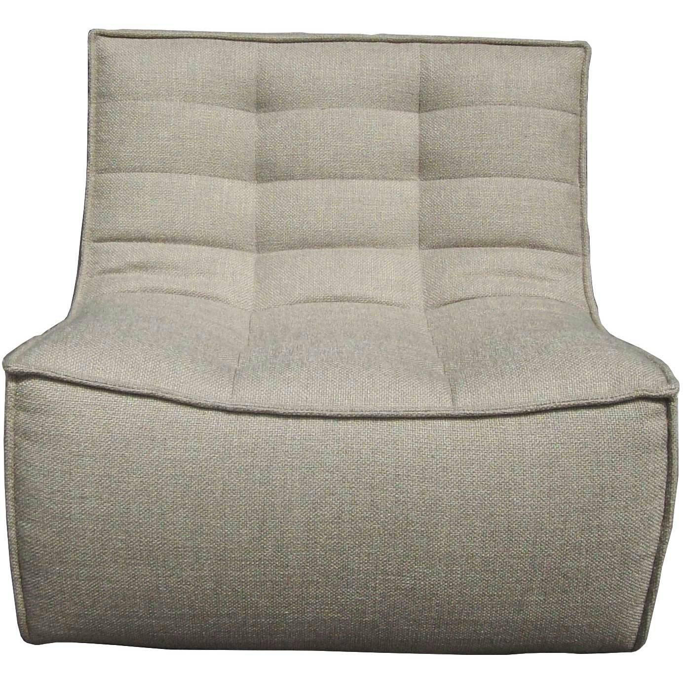 Ethnicraft N701 Soffa Beige 1-sits - Fåtöljer Polyester Beige - 20229
