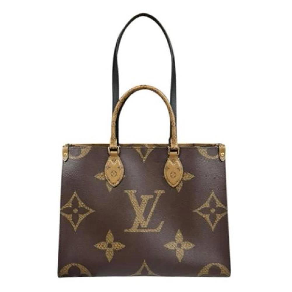 Louis Vuitton Vintage Pre-owned Monogram Reverse Tote Bag - Vintage - Dame - Brun - ONE SIZE - Uld