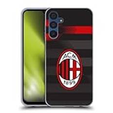 Head Case Designs Officiellt Licensierade AC Milan tredje 2017/18 Crest Kit Mjuk Gel Fodral Skal Kompatibelt med Samsung Galaxy A15