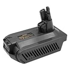 ZONADAH V10 batteriadapter för Milwaukee 18 V litiumbatteri, kan omvandlas som ersättning för Dyson V10 Animal Absolute Motorhead SV12 Fluffy dammsugare sopmaskin