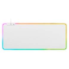 Deltaco Gaming WMP90 RGB Musemåtte (900x360mm) Hvid