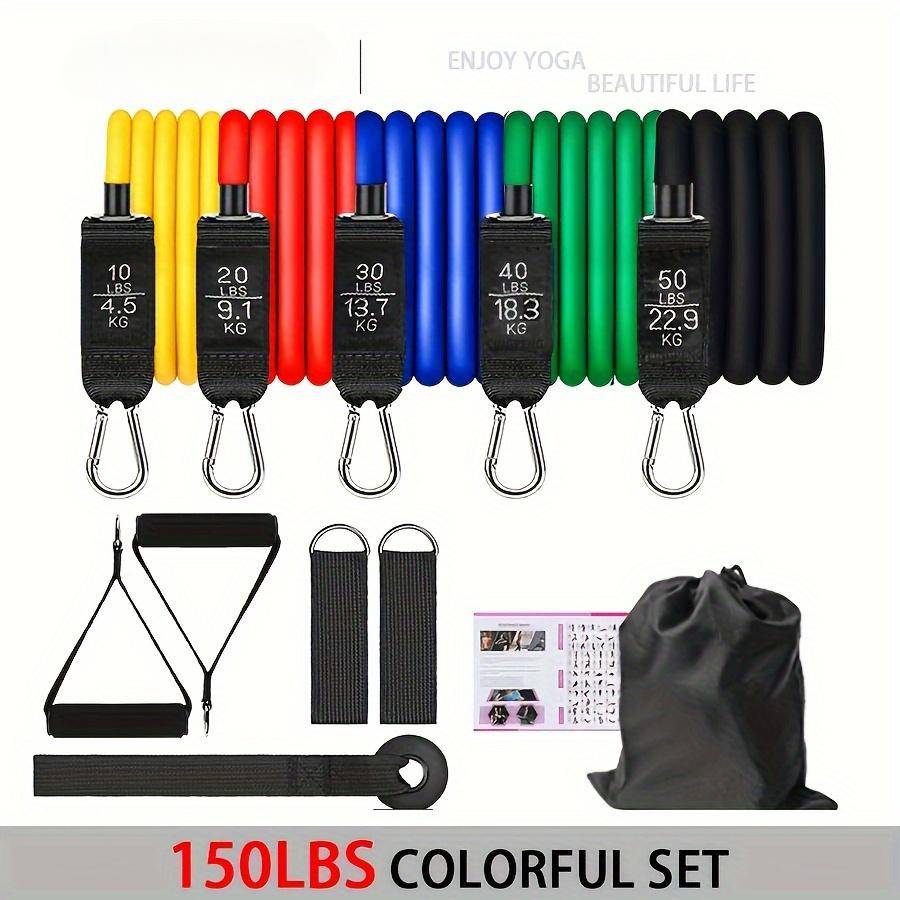 Fitness Resistance Rubber Band Yoga Elastic Band Upgrade Training Bar Kit Pilates Training Exercise Fitness Equipment Pull Rope