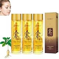 Ginseng-guld-polypeptid-anti-aging-essens, ginseng anti-rynk-serum, ginseng-extrakt anti-rynk-essens, stramar upp sömnhud, ginseng-ansikte toner-anti-rynk-essens (3 stycken)