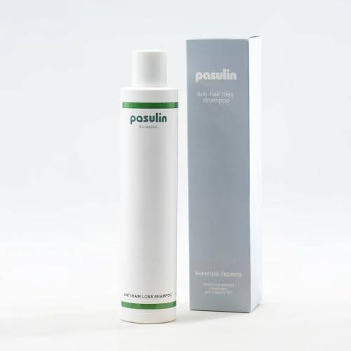 Pasulin Anti-FallShampoo - Med Serenoa Repens, minskar håravfall, stärker rötterna, motverkar skallighet och stimulerar tillväxt, 250 ml