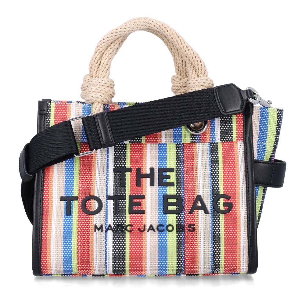 Marc Jacobs - Stripe Mesh Small Tote Bag Väskor - Dam - ONE Size - Läder