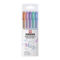 Gelly Roll Silver Shadow - 5-Pack Gel Pens