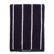 GANT Stripe Towel 70X140 Marinblå