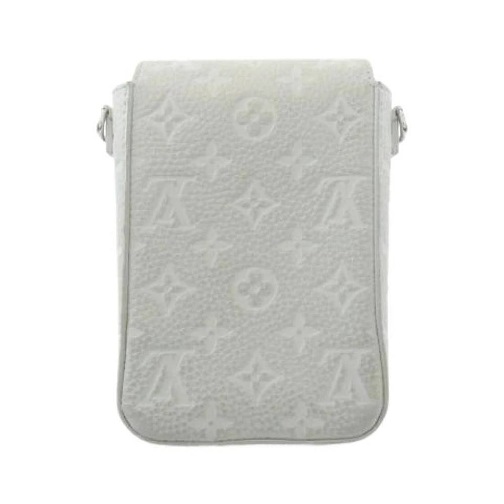 Louis Vuitton Vintage Pre-owned Shoulder Bag - Vintage - Dame - Grå - ONE SIZE - Uld