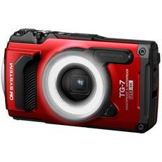 OM SYSTEM TG-7 + LG-1 LED attachment red