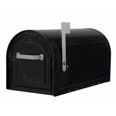Stor US-MAIL postkasse SORT med aflåst rum - RELIANT