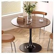 Runt Matbord 50/60/70/80/90cm Mdf Skiva Litet Kök Moderna Matsalsmöbler Stort För 4-6 Personer Fritidsbord Vardagsbord(Size:70cm)