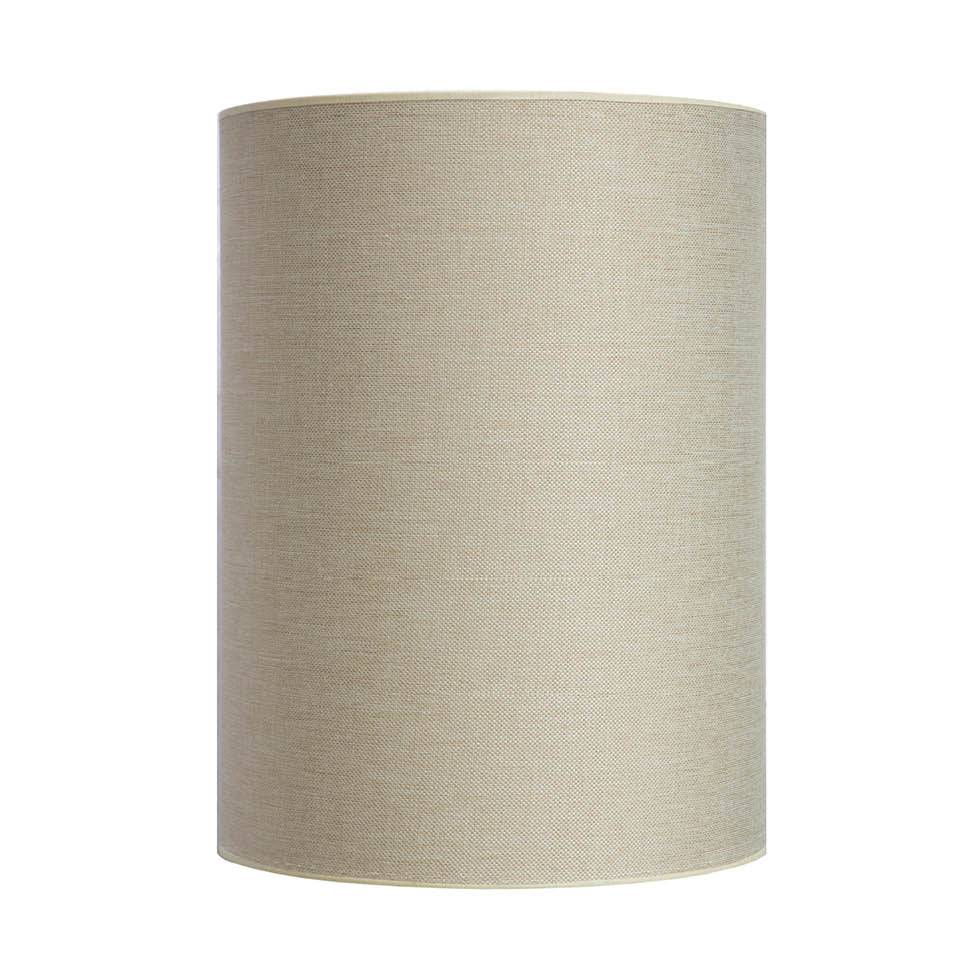 Linen Lampeskærm - Creme - D 35 x H 40 cm