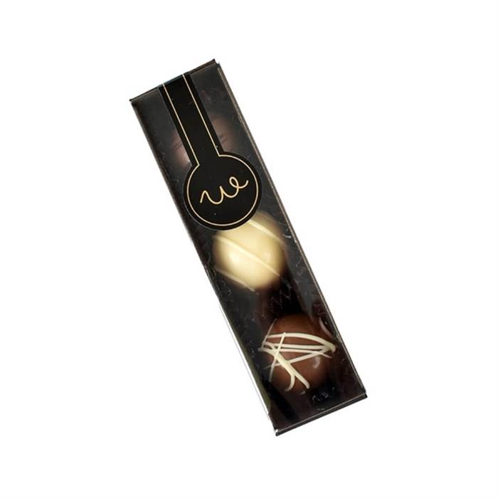 Fyldte chokoladetoppe - 3 stk æske fra Walldelux.dk
