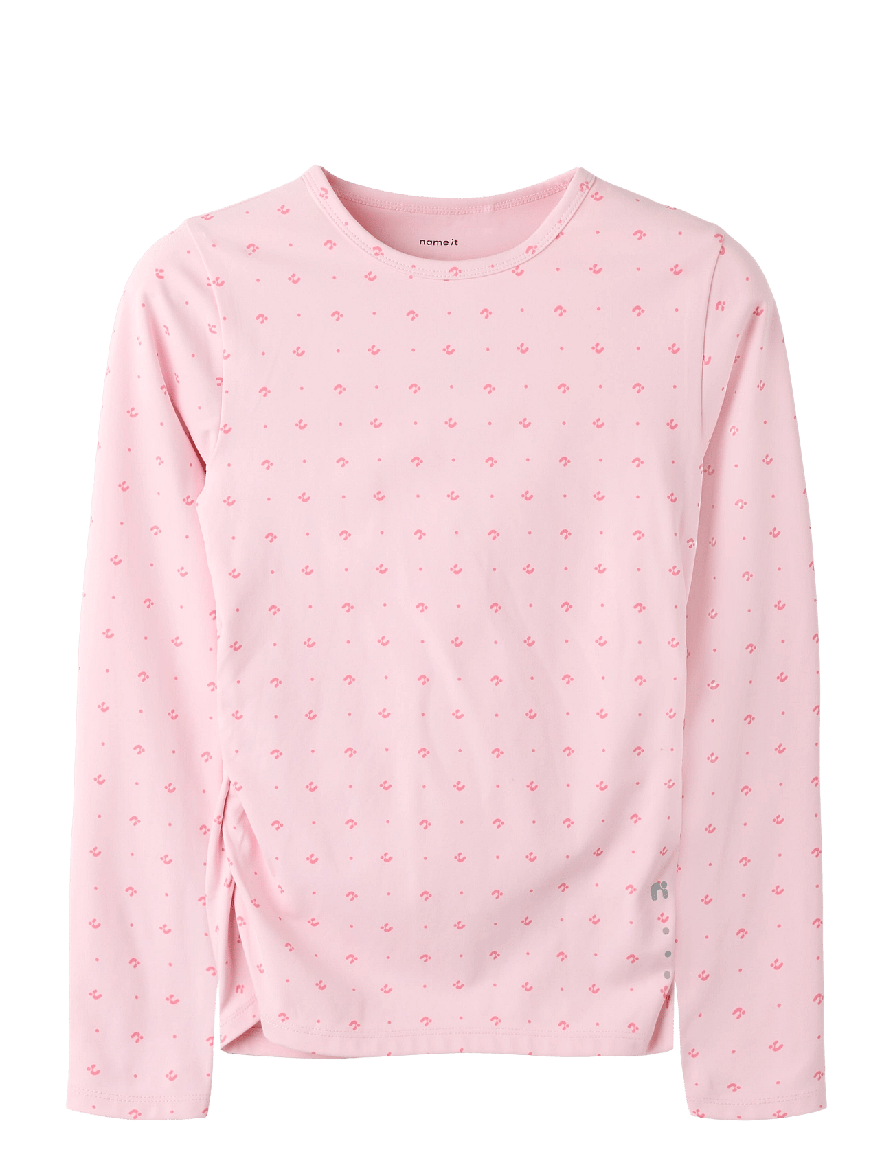 name it Nkfthea Ls Slim Top - Pink - 134-140