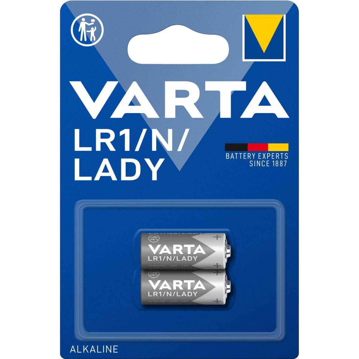 Varta: LR1 / N / LADY 1,5V Alkaliskt batteri 2-pack