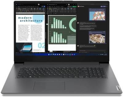 Lenovo V17 G4, 17.3" Full HD IPS matt, Intel U300, 8 GB, 256 GB PCIe SSD, WiFi 6, Win11 Pro