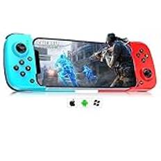 MFi Wireless Game Controller for iPhone, Android, PC, Arvin Bluetooth Mobile Gamepad Joystick for iPhone 13/12/11, Samsung, Xiaomi, Huawei, Realme, Motorola-COD, Apex, Genshin Impact -Direct Play