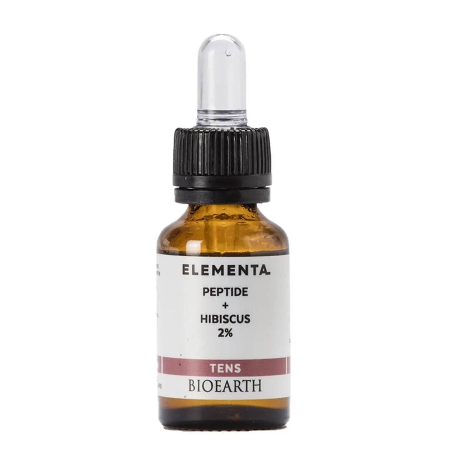 Bioearth Elementa Concentrated TENS Peptides Hibiscus 15ml — Siero viso