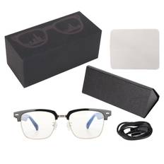 Smart Glasses Stylish and Simple Prevents Blue Light Hands Free Calling Music BT5.0 Glasses for