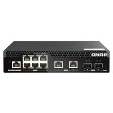 QNAP QSW-M2106R-2S2T - Layer 2 Switch - managed - 2 x 10 Gigabit SFP+ + 2x 10 Gigabit RJ45 + 6 x 2.5