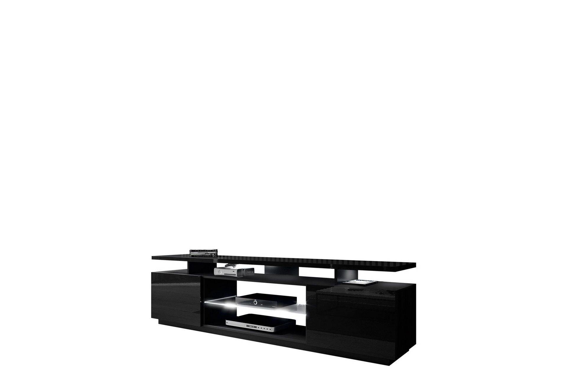 Ceasar Tv-bänk 180 cm - Svart TV bänk & mediabänk Trä