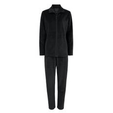 Decoy pyjamas sæt i velour, sort