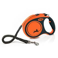 DoHundkoppel Flexi XTREME 5 m Orange Storlek L