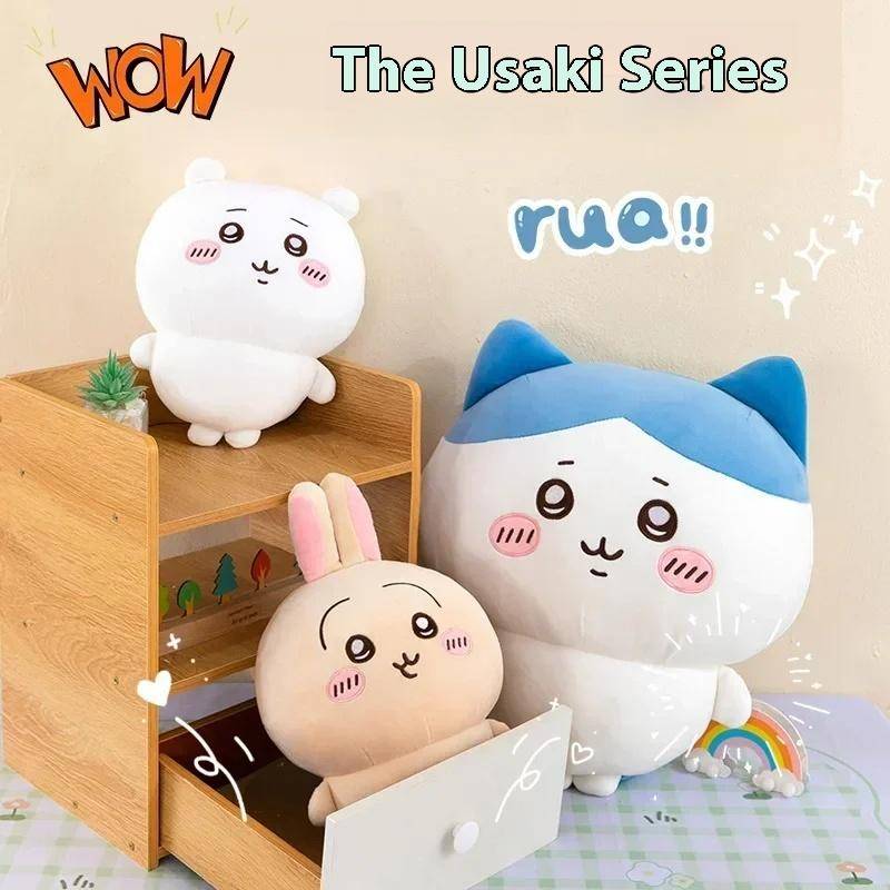 Stor Storlek 60cm Usachi Docka Kawaii Gosedjur Periferi Självironisk Björn hachiware Kudde Kudde Present 20-60cm