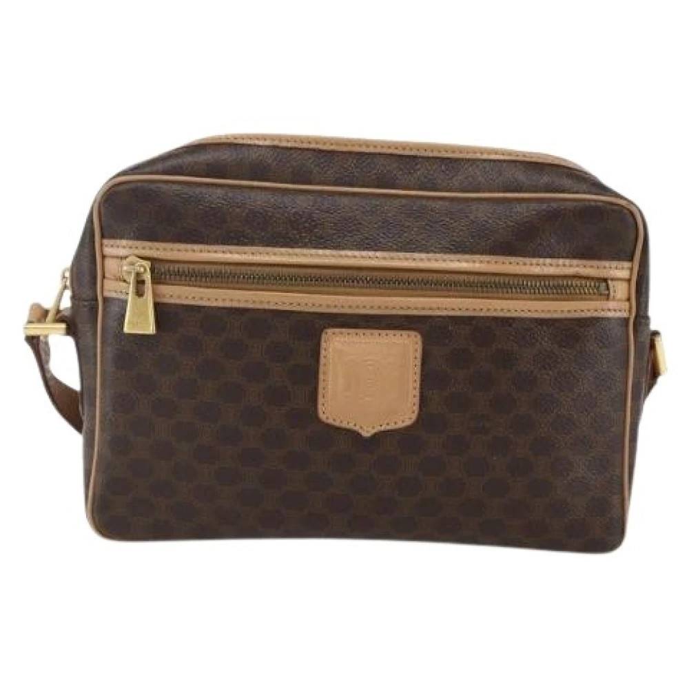 Celine Vintage Pre-owned Vintage Canvas Cross Body Taske - Vintage - Dame - Brun - ONE SIZE -