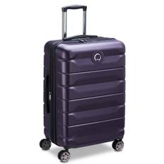 Delsey - Air Armour 68 Expandable - Mörklila resväska med hjul - Dark Purple