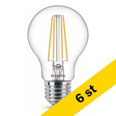 LED lampa E27 | A60 klar | 2700K | 7W (60W) [Philips] 6st