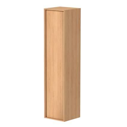 Skara 37cm høj skab i egetræsfiner med integrerede greb i massiv eg. Sort inderside med soft-close.