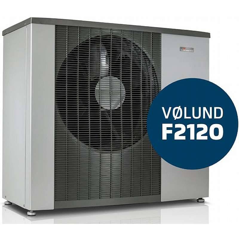 Vølund F2120-16 luft/vand varmepumpe 3 fase - effekt 5,1-13 Kw (ydelse v/-7/45° = 11,5 Kw)