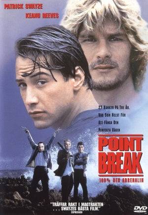 DVD - Point Break (Patrick Swayze) (Beg)