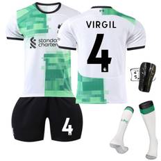 23/24 Liverpool udebanetrøje sæt med sokker og beskyttelsesudstyr 4 Virgil #22