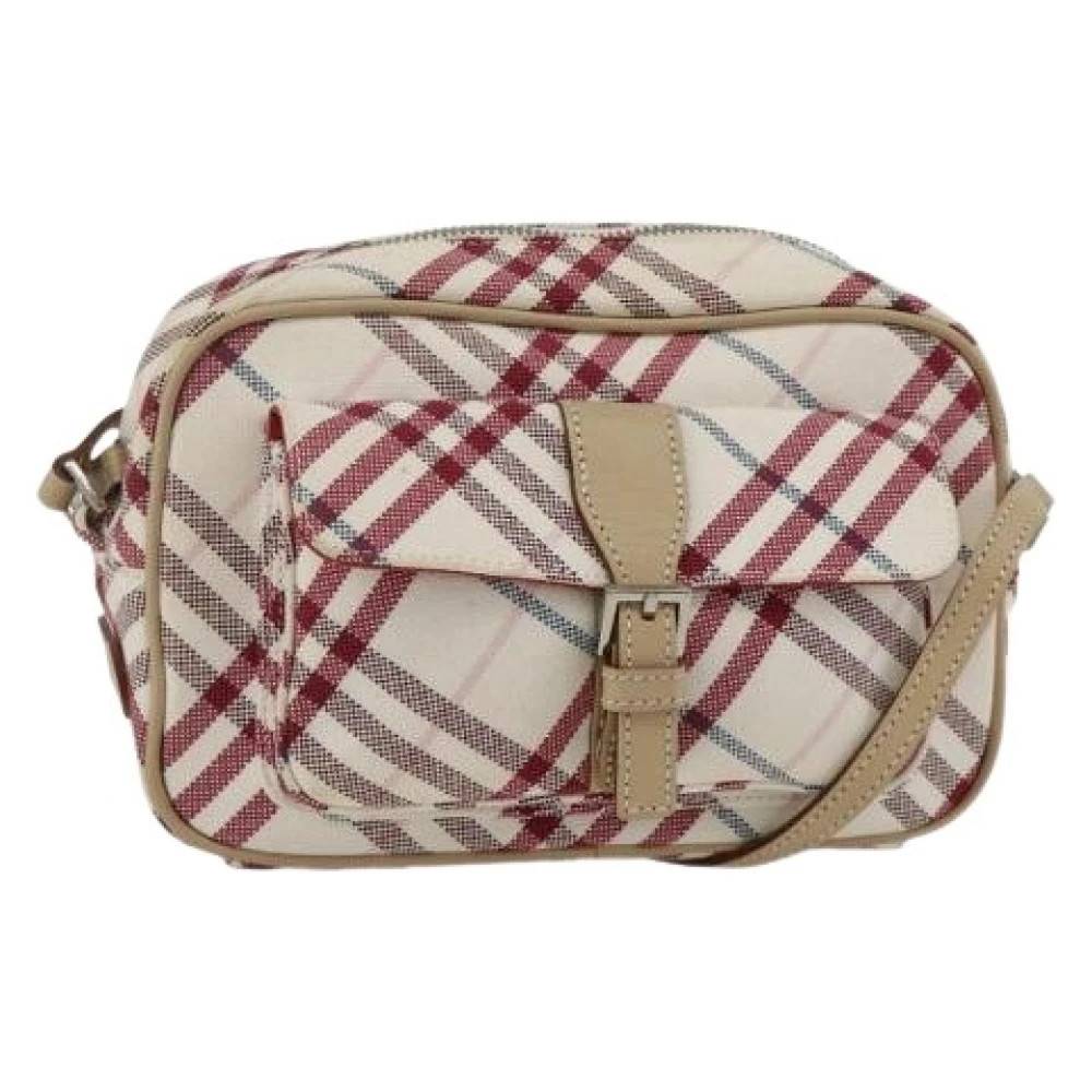 Burberry Vintage Pre-owned Canvas Skuldertaske - Vintage - Dame - Flerfarvet - ONE SIZE - Uld