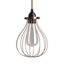 Lampskärm Bur Drop Koppar