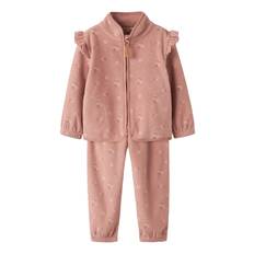 LIL'ATELIER Nmflaspektra Fleece Set Aop Lil |Pink |122-128