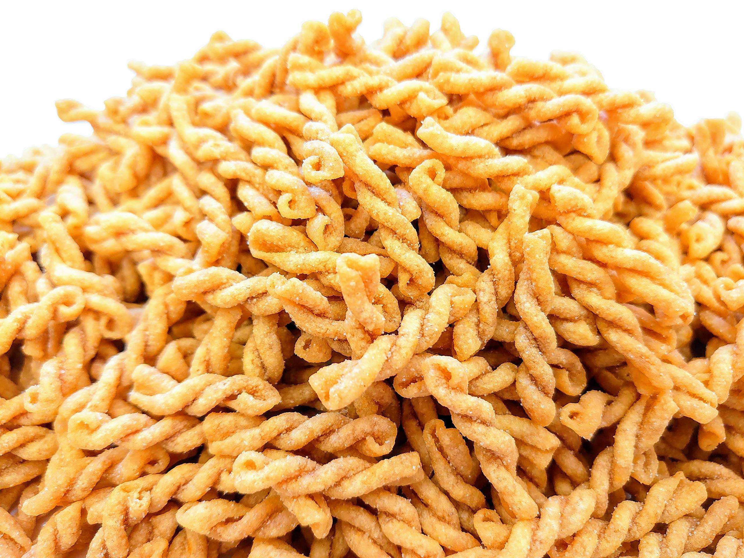 Kurodaya Pasta Snack 1000g Salty Taste Ziplock Bag FRIED PASTA SNACK SALTY TASTE 1kg