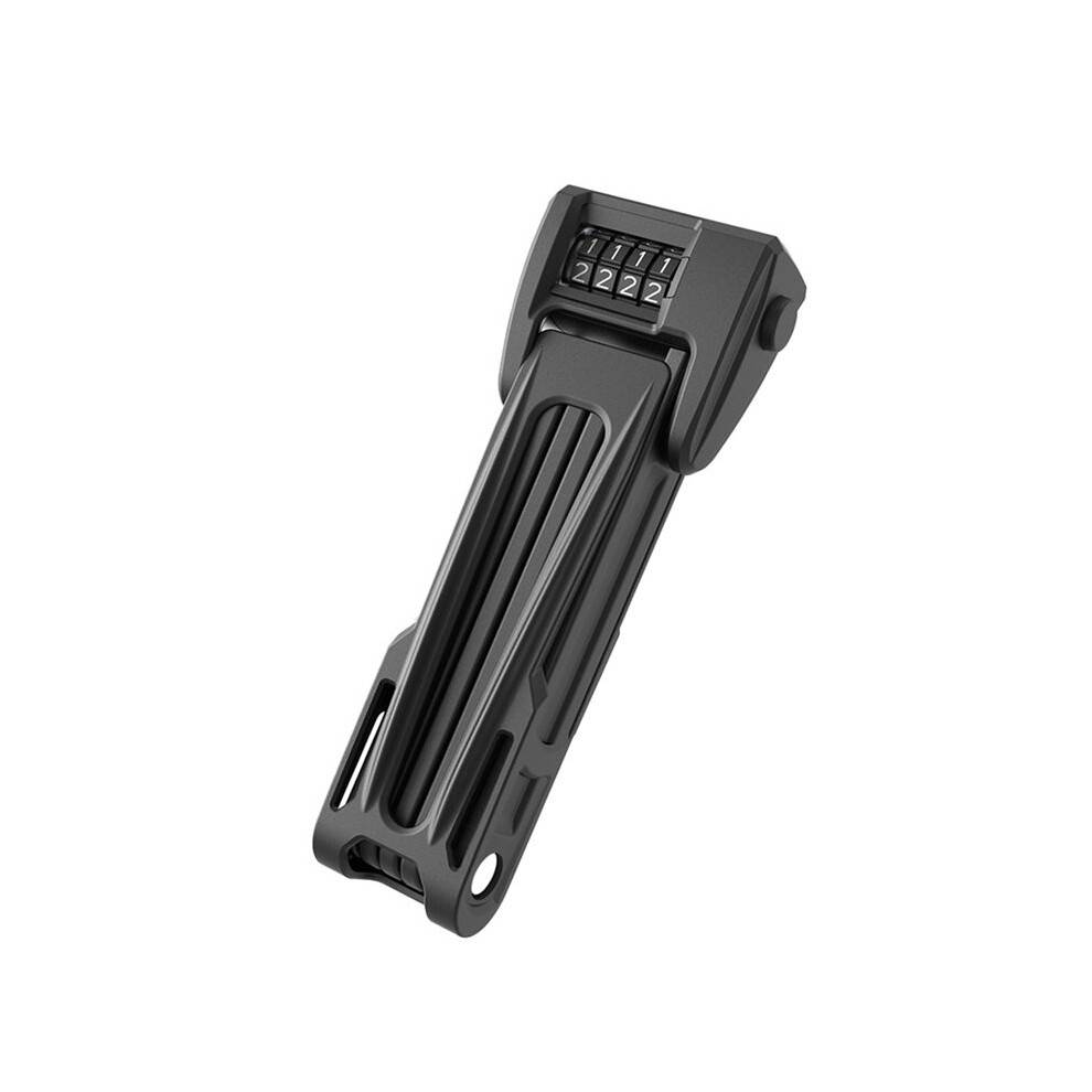 Anti-Theft Folding Bike Lock with Air Tag Bracket, High Security Combination Lock for E-Bikes and Scooters